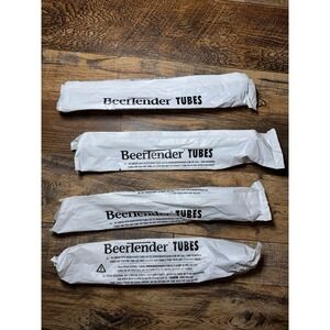Lot of 4 BeerTender Tubes – New & Sealed Replacement Tubes
